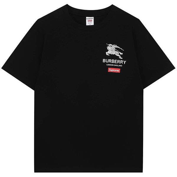 【日本未発売】コラボ シュプリーム × バーバリー ボックス ロゴ Tシャツ コピー 2色 Bad48161通販