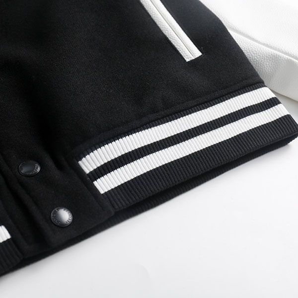 素敵な バーバリー バーシティレザージャケット 偽物 Bag25032最高級