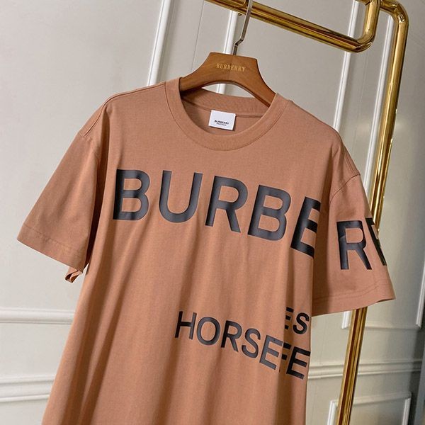超希少！バーバリー 偽物 ホースフェリープリント Tシャツ Bag25377通販