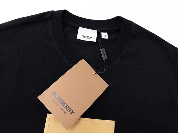 目を惹くカラー バーバリー クルーネック Tシャツ 偽物 オーバーサイズ 半袖 Bah30355人気