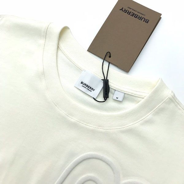 【日本未発売】バーバリー Tシャツ 偽物 ホースフェリー プリント コットン Bah40896激安送料無料