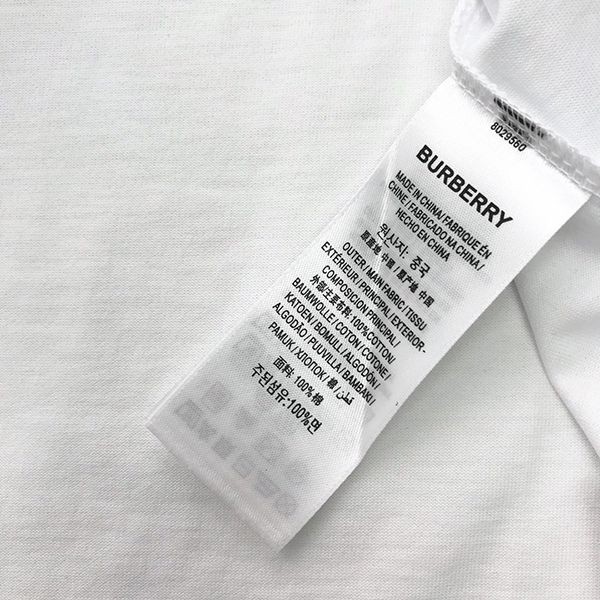 一目惚れ♪バーバリー ラベルアップリケ コットン Tシャツ 偽物 Bak09233高い品質