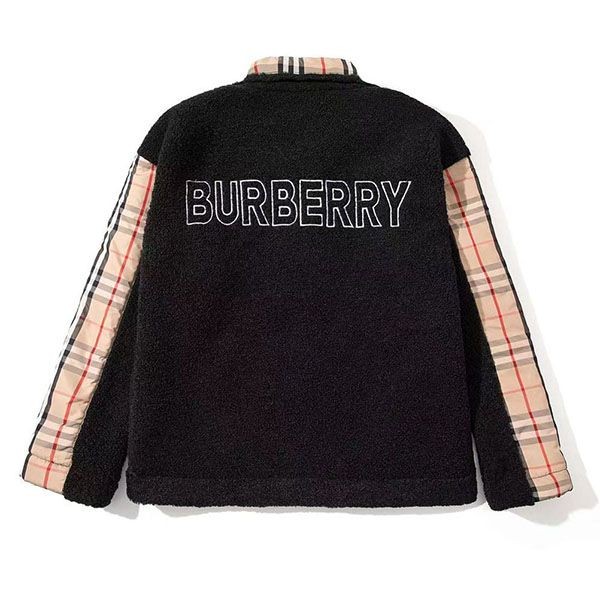 ブティック♪バーバリー ジャケット コピーカシミアブレンドフリース Bam46335通販