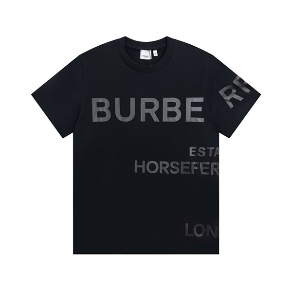最安値挑戦 バーバリー☆ ホースフェリープリント Tシャツ 偽物 Bau67937激安送料無料