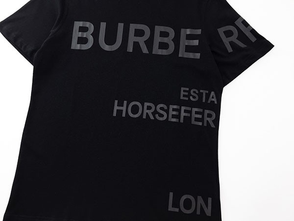 最安値挑戦 バーバリー☆ ホースフェリープリント Tシャツ 偽物 Bau67937人気