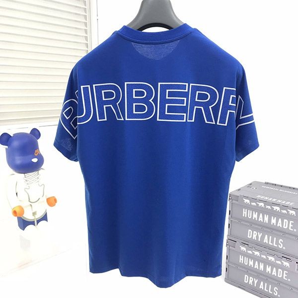 人気急上昇バーバリー Tシャツ 偽物 クルーネック 半袖 ロゴ Baw12575通販