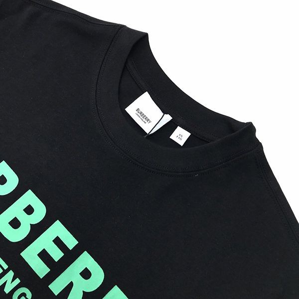 目を惹くカラーバーバリー ロゴコットンオーバーサイズTシャツ コピー 2色 Bax06236最高級