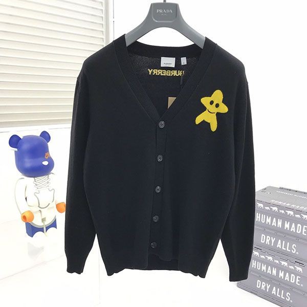 大人気！バーバリー モノグラムウールカシミアカーディガン Bax60724人気