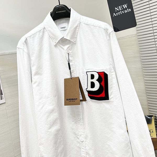 入手困難バーバリー モノグラムモチーフ コットンポプリン シャツ コピー Bay44636激安送料無料