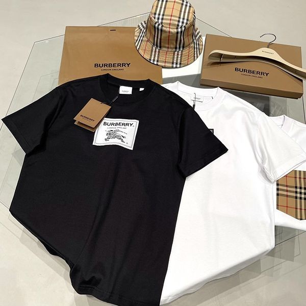 新作限定 バーバリー Tシャツ 偽物 ブラック Bay86845激安送料無料