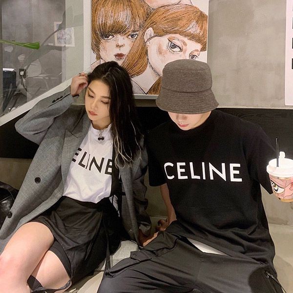★超人気★セリーヌ Tシャツ コピー*クルーネック ロゴ*セレブも愛用 2X308916G激安送料無料