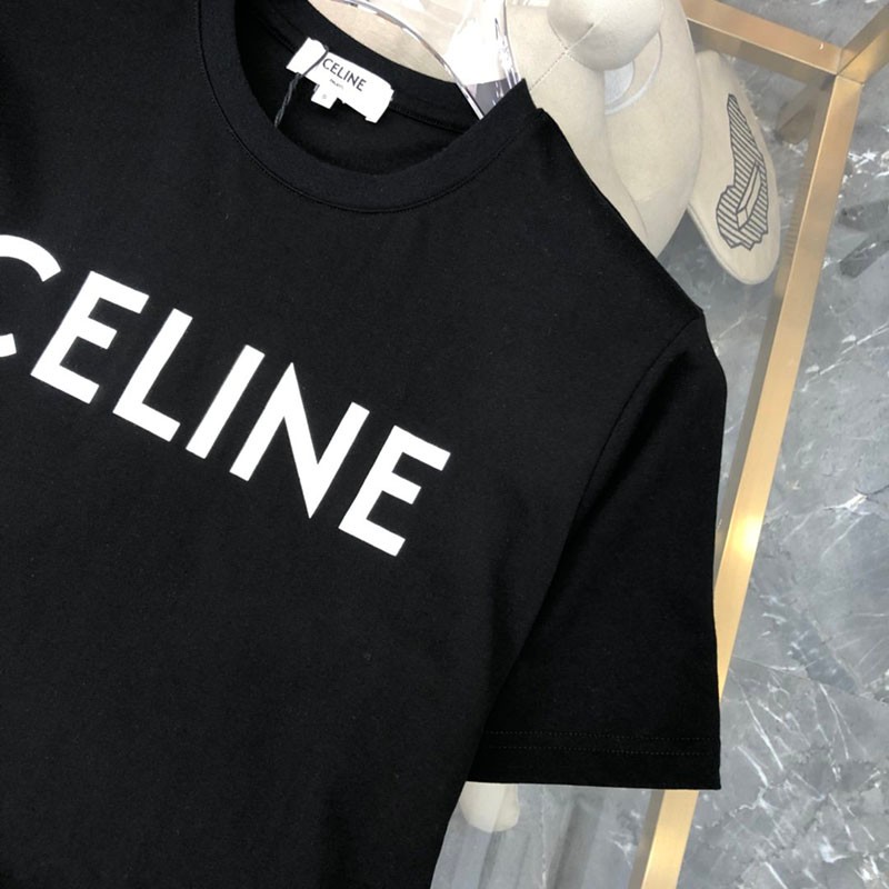 ★超人気★セリーヌ Tシャツ コピー*クルーネック ロゴ*セレブも愛用 2X308916G100%安全に到着