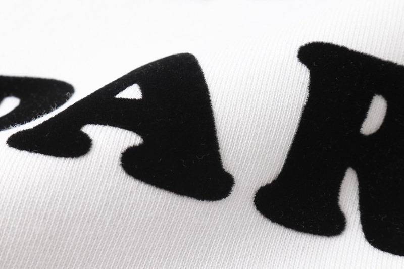 定番セリーヌ コピー パリ ボクシーTシャツ コットン グリーン&ホワイト Cec31108高い品質