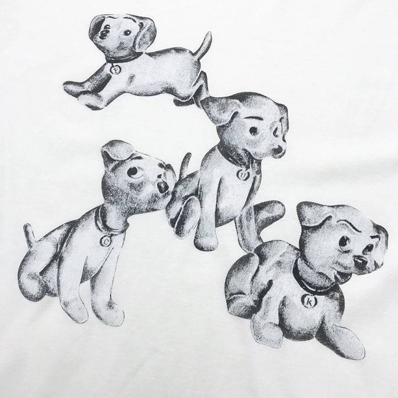 最安値挑戦セリーヌ アーティストプリント ルーズTシャツ コピー / コットン ホワイト Cec61526高い品質