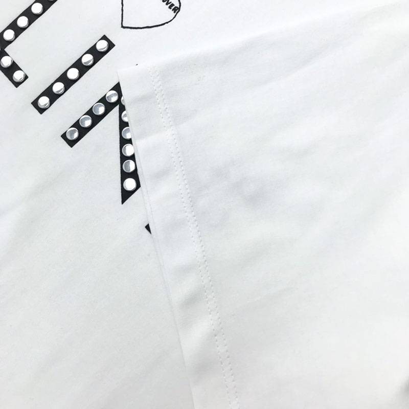 最安値挑戦セリーヌ アーティストプリント Tシャツ コピー / コットン ホワイト Cec87975人気