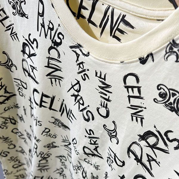 セール新作 セリーヌ コットンジャージー Tシャツ コピー Cee58007激安送料無料
