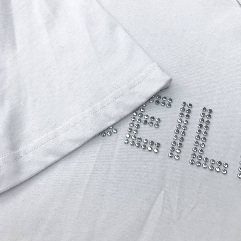大人気！セリーヌ ルーズ Tシャツ コピー コットン ホワイト Cek79458人気