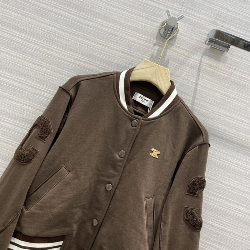 21SS＜セリーヌ＞大人気 ルーズテディブルゾン コピー ウール 上下セット Cem32209激安送料無料