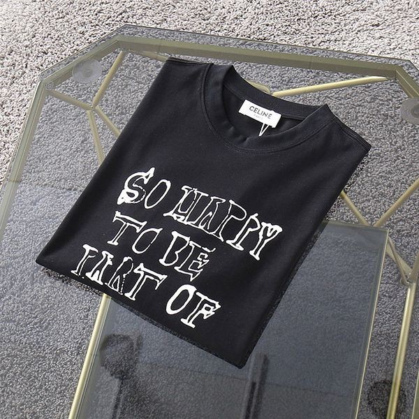 春もの新作セリーヌ ロゴ コットン Tシャツ パロディ Cem86240激安送料無料
