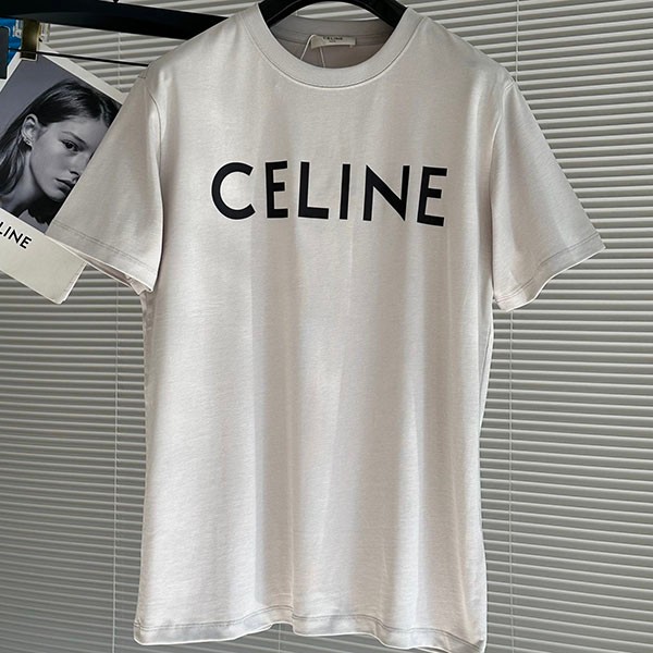 セリーヌ コットン Tシャツ コピー ロゴ 4色 Cen43902激安送料無料