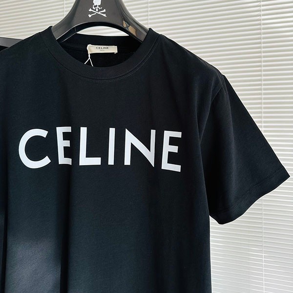 セリーヌ コットン Tシャツ コピー ロゴ 4色 Cen43902N級品