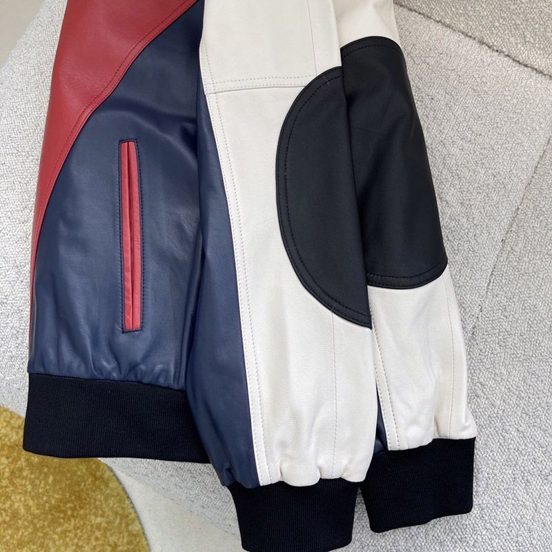 欲しい♡超限定♪ブルゾン《セリーヌ》アメリカーナコピー ルーズブルゾン レッドホワイト Cen79533最高級