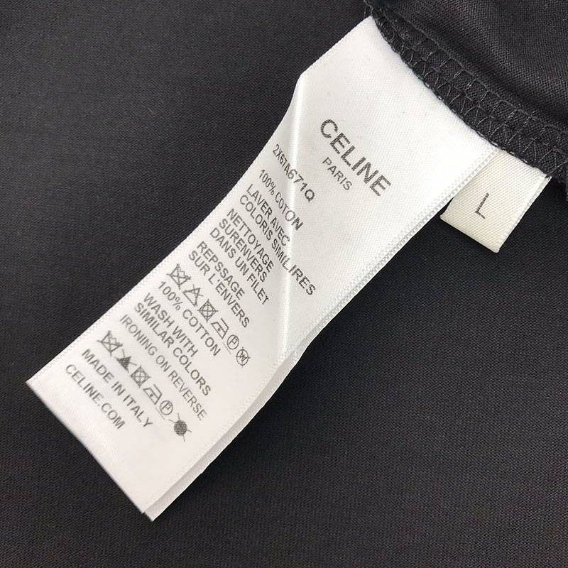 超話題!セリーヌ アーティストプリント Tシャツ 偽物 / コットン ブラック Cen88935最高級