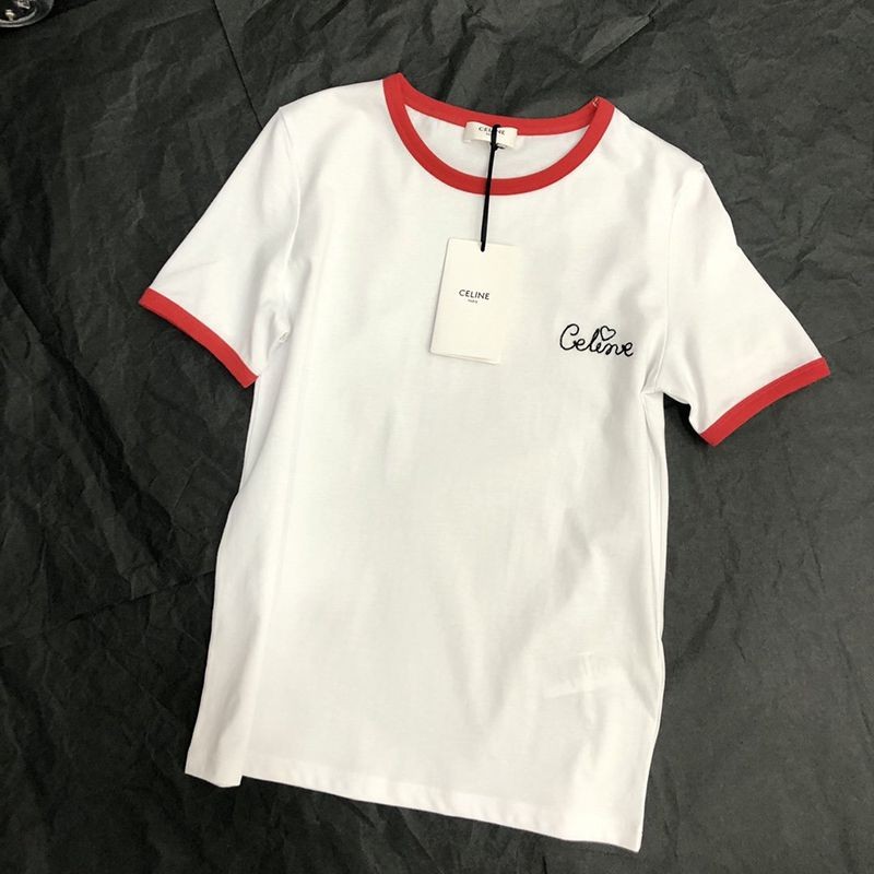 22SS限定 セリーヌ Tシャツ スーパーコピー コットンジャージー 2色 Ceq61358N級品