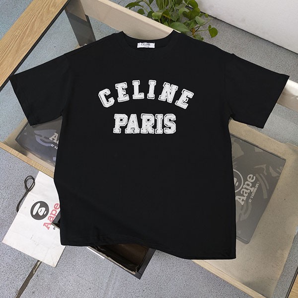 セリーヌ ボクシーTシャツ 偽物 ロゴ スウェットシャツ レディース Cer19887激安送料無料