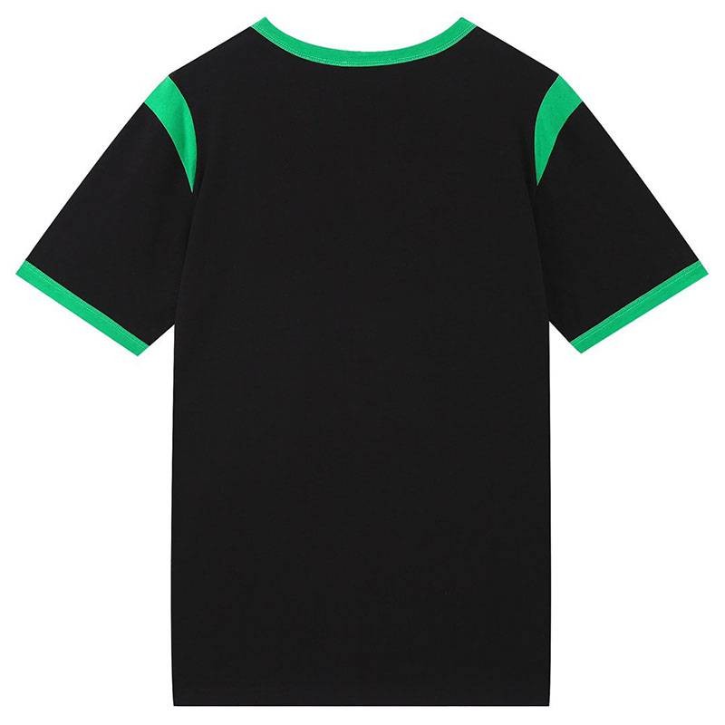 21AW新作セリーヌ パリ ボクシーTシャツ 偽物 コットン グリーン&ブラック Cer59561通販