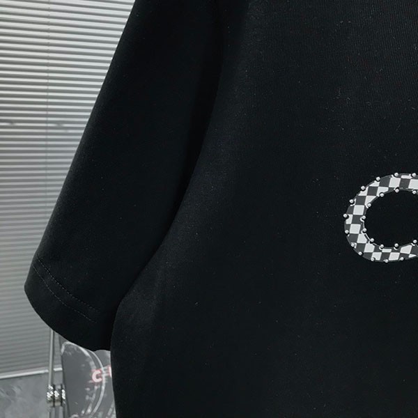 セリーヌ Tシャツ コピー ルーズ フロント スタッズロゴ コットン Ces89828高い品質