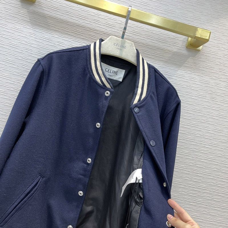 セリーヌ ロゴ ルーズテディブルゾン ジャケット コピー 2V08F896C.07VY人気