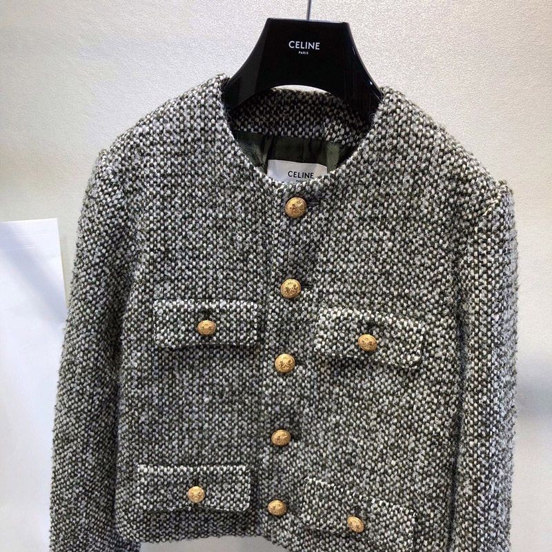 【21SS NEW】セリーヌ_women/ツイード 4ポケットジャケット コピー Ceu44759通販