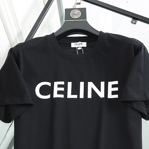 ★超人気★セリーヌ Tシャツ コピー*クルーネック ロゴ*セレブも愛用 Ceu46399高い品質