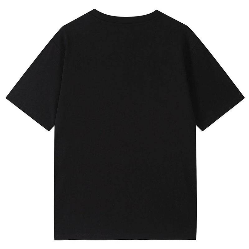 最安値挑戦セリーヌ 偽物 ルーズ Tシャツ コットン ブラック Cev25258通販