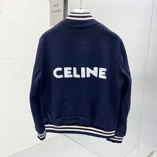 世界中で大人気♪セリーヌ メンズ カレッジ テディジャケット フリース コピー Cev28193最高級