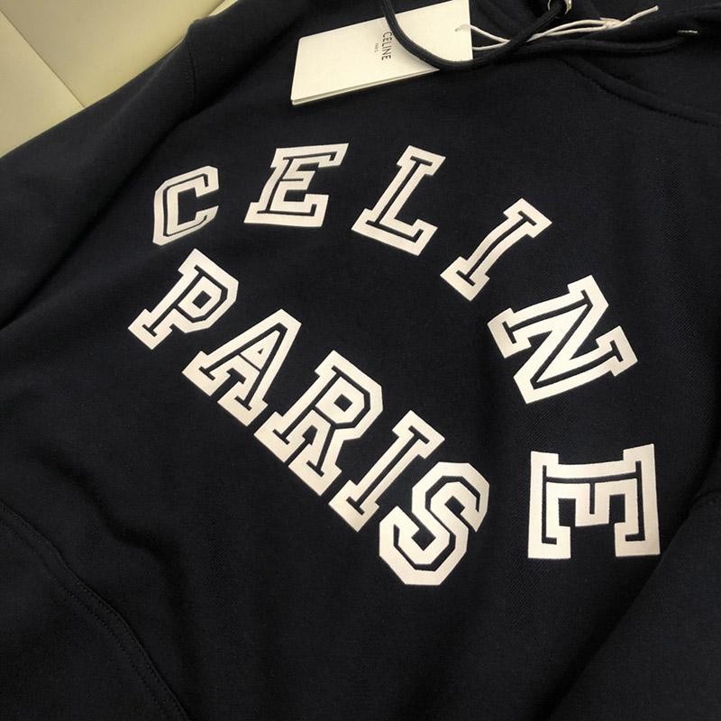 SALE【セリーヌ】"セリーヌ PARIS"フロック カシミア パーカー コピー Cev35128人気