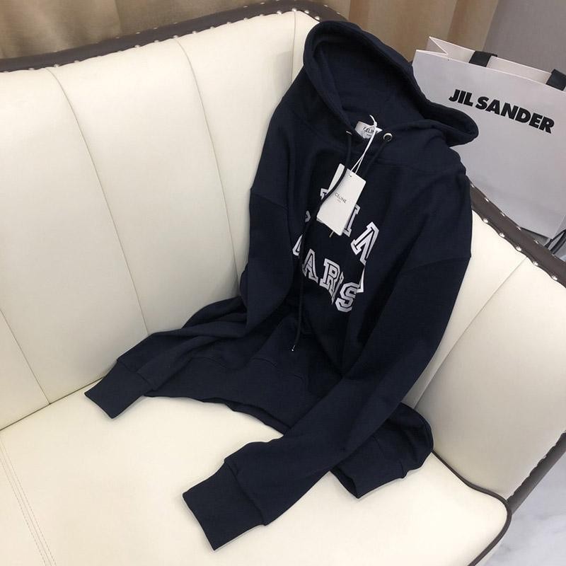 SALE【セリーヌ】"セリーヌ PARIS"フロック カシミア パーカー コピー Cev35128最高級