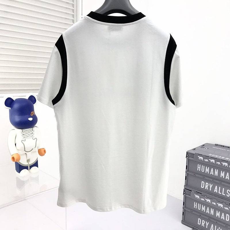 完売必至セリーヌ パリ ボクシーTシャツ 偽物 コットン ブラック&ホワイト Cev71778通販