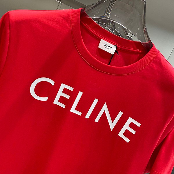 セリーヌ tシャツ 激安 ユニセックス ルーズ ロゴプリント Cew67794通販
