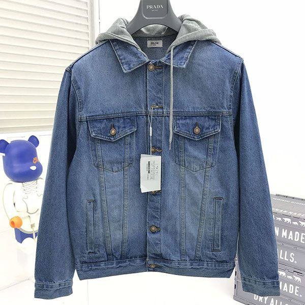 超希少！セリーヌ ウォッシュフード付きトラッカージャケット コピー Cey41936通販
