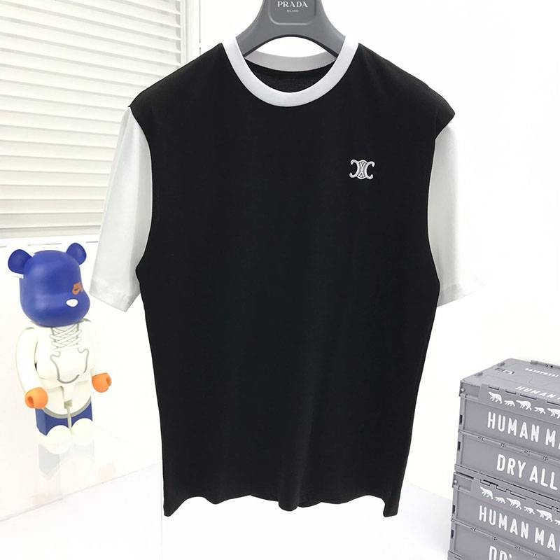 ☆超人気☆セリーヌ コピー 16 ルーズTシャツ / コットン Cez08376通販