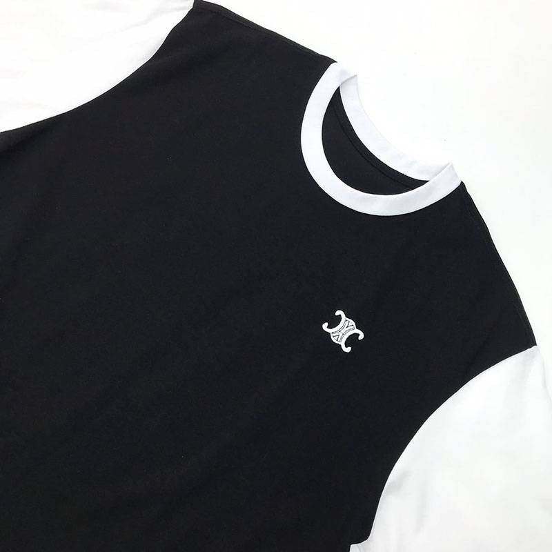 ☆超人気☆セリーヌ コピー 16 ルーズTシャツ / コットン Cez08376激安送料無料