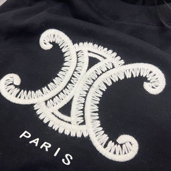 超話題!セリーヌ コットンジャージー トリオンフ 偽物 Tシャツ Cez21149激安送料無料