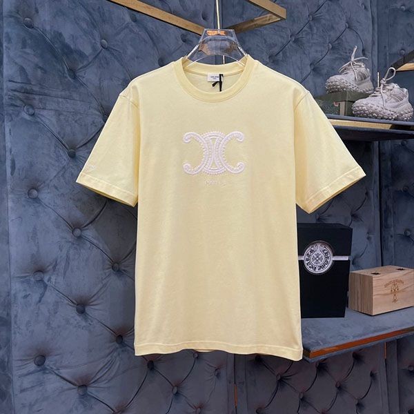 超希少！セリーヌ コットンジャージー トリオンフ コピー Tシャツ Cez41442