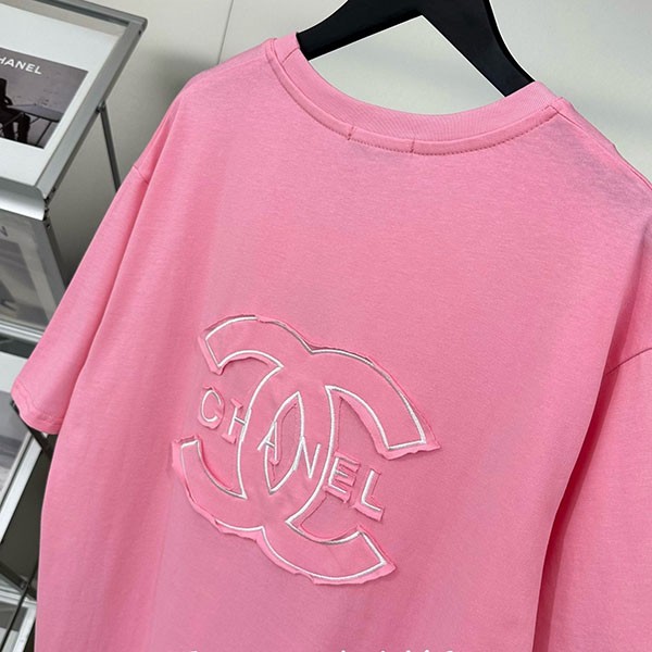 シャネルブランド ccロゴ Tシャツ 半袖 コピー she54243激安送料無料