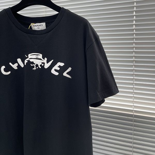 確保済みシャネル コットン ショート Tシャツ コピー 半袖 she56164人気