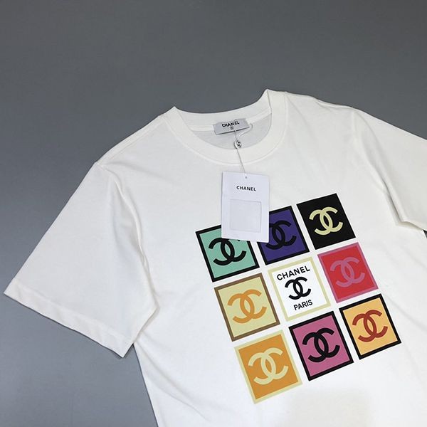 一目惚れ♪シャネル マルチカラーココマークTシャツ コピー ショートリーブトップス shj55368人気