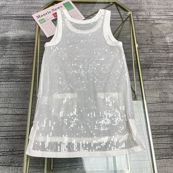 累積売上総額第１位！☆22SS☆シャネル スパンコール チュール ワンピース コピー sho57349高い品質