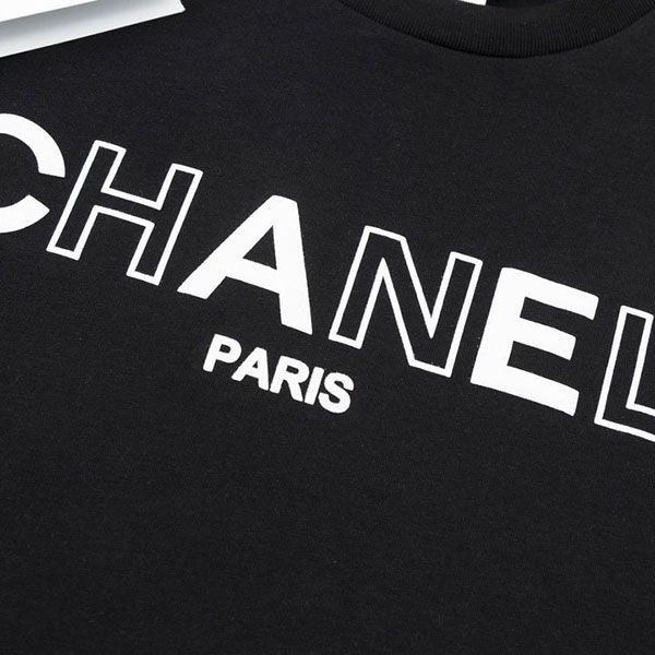 定番 シャネル コットン ロゴTシャツ コピー shq96435高い品質